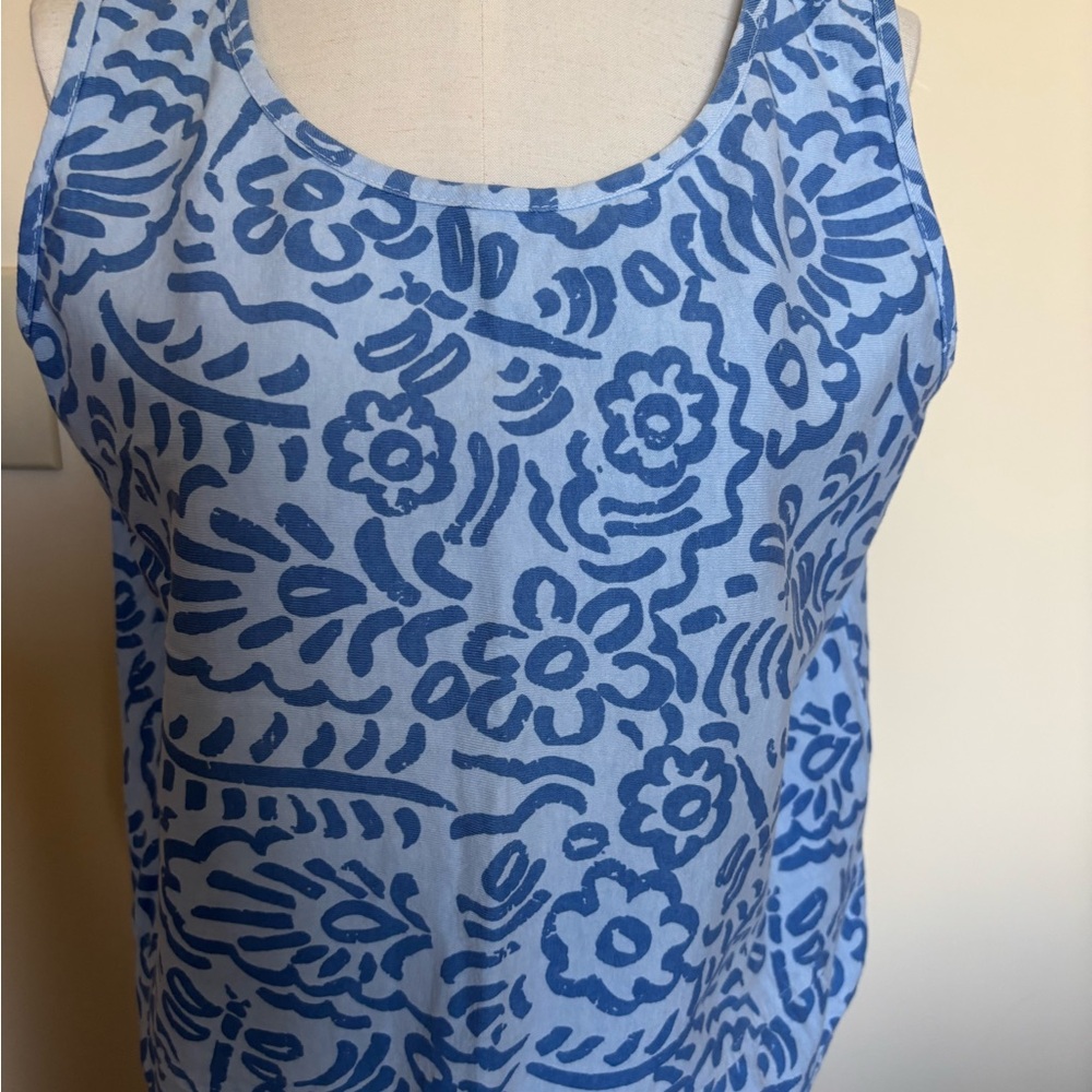 Super Cute Blue Beachy Women's Tank Top